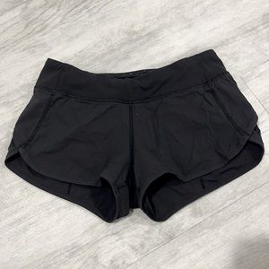 Black athletic shorts